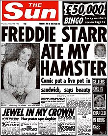 Freddie Starr ate my hamster