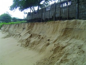 beach erosion