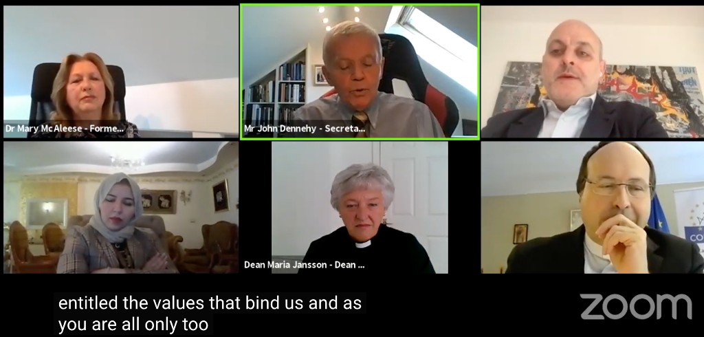 Bussola webinar with Mary McAleese